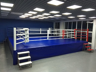 Ринг боксерский, размер 6м*6м, р.з. 5м*5м, на помосте 60 см
